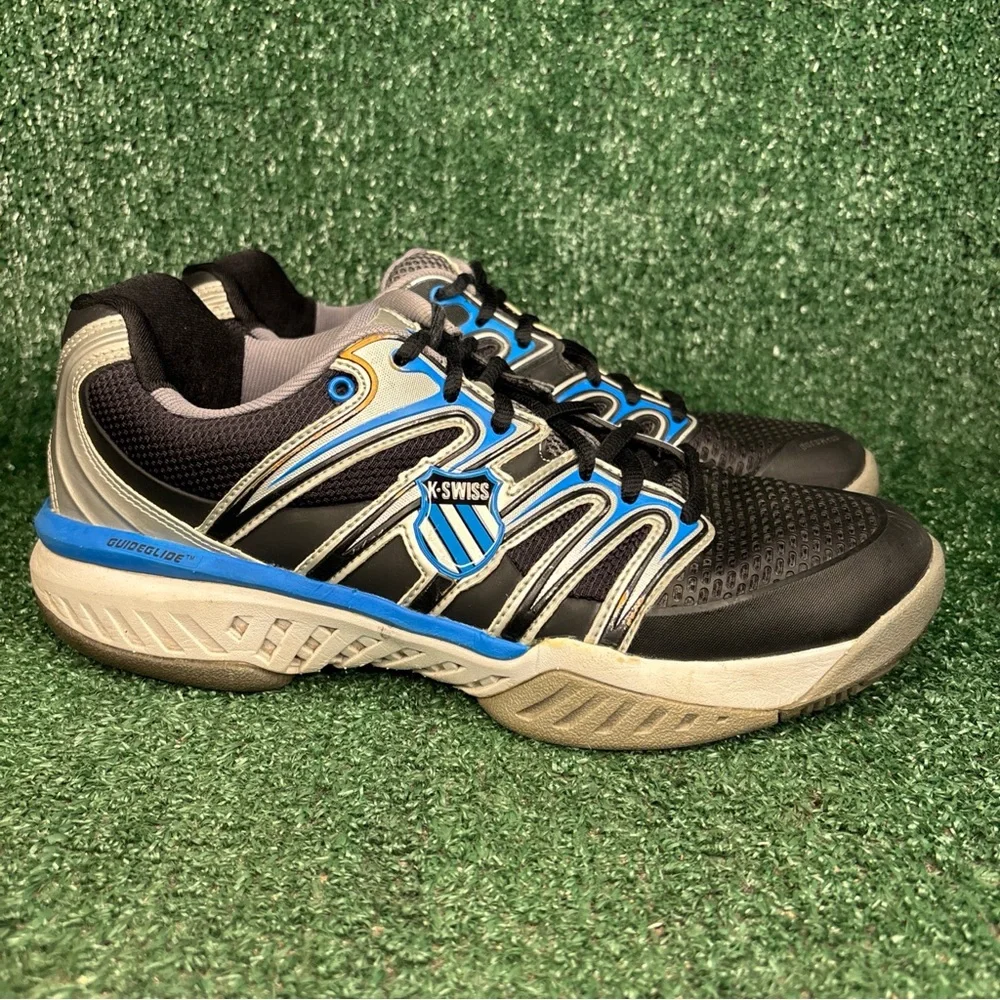 K-Swiss Men's Bigshot Blue/Charcoal Tennis Athletic Shoes Size 10